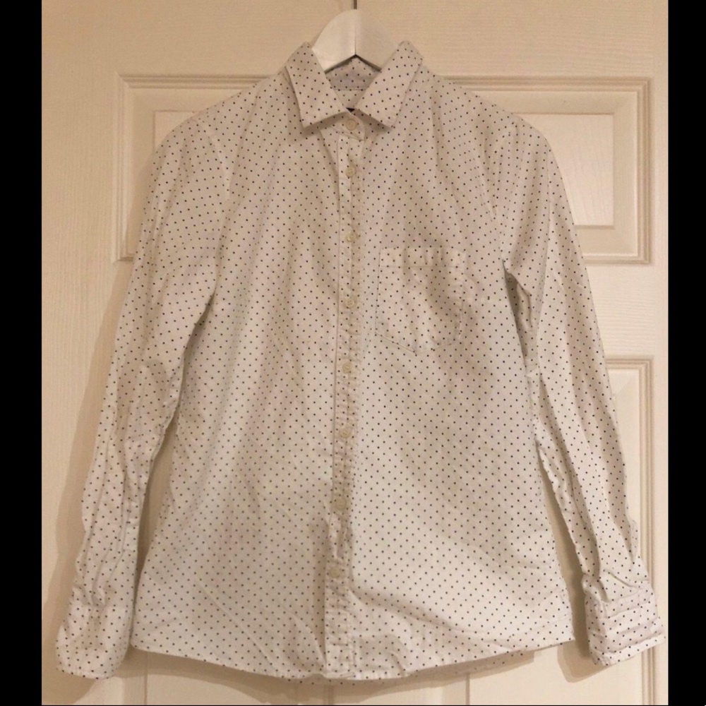 J. Crew Polka Dot Shirt
